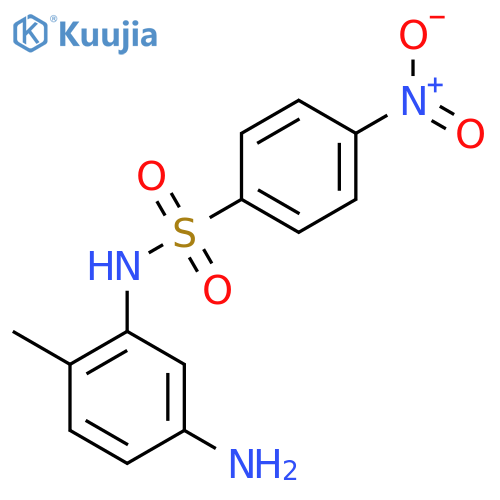 N-(5-amino-2-methylphenyl)-4-nitrobenzene-1-sulfonamide structure