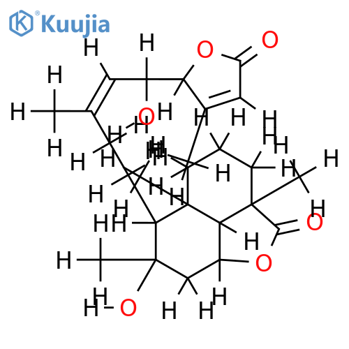 8alpha,15(S)-dihydroxylabd-13(14),17-dien-23,6alpha-16(S),19-diolide structure