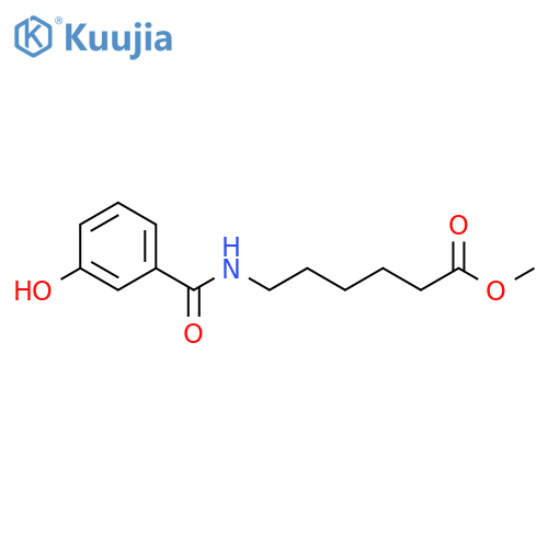 methyl 6-(3-hydroxyphenyl)formamidohexanoate structure