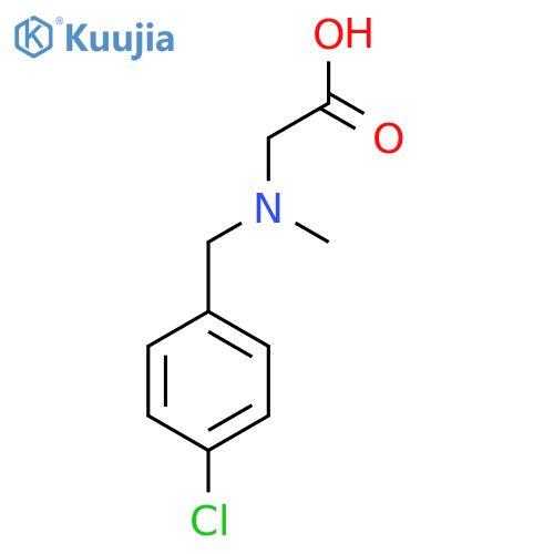 [(4-Chloro-benzyl)-methyl-amino]-acetic acid structure