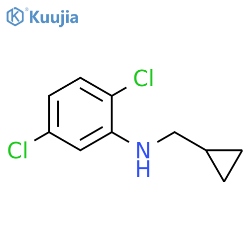 2,5-dichloro-N-(cyclopropylmethyl)aniline structure