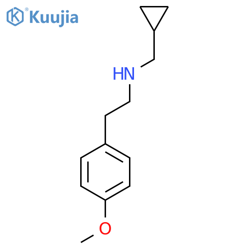 N-(cyclopropylmethyl)-2-(4-methoxyphenyl)ethan-1-amine structure