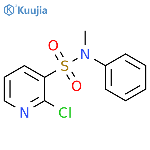 2-chloro-N-methyl-N-phenylpyridine-3-sulfonamide structure