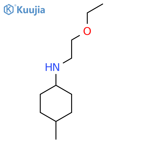 N-(2-ethoxyethyl)-4-methylcyclohexan-1-amine structure