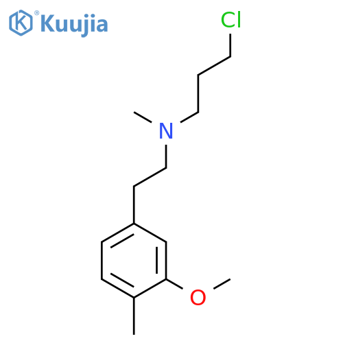 Benzeneethanamine, N-(3-chloropropyl)-3-methoxy-N,4-dimethyl- structure