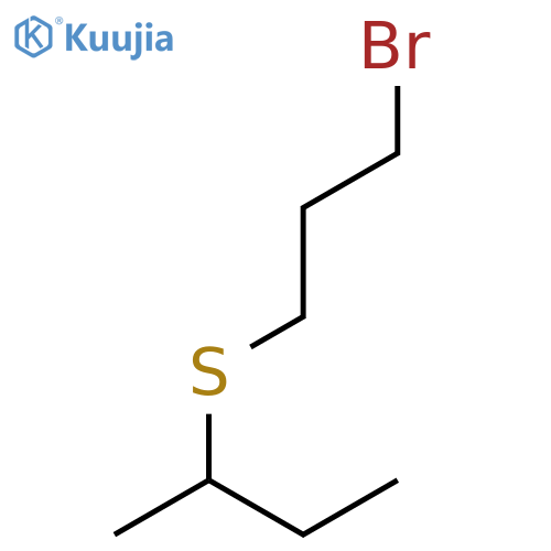 Butane, 2-[(3-bromopropyl)thio]-  structure