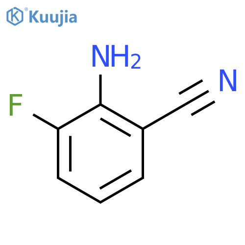 2-Amino-3-fluorobenzonitrile structure