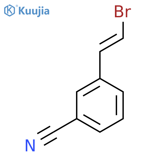 3-(2-Bromoethenyl)benzonitrile structure