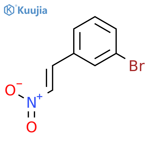 trans-3-Bromo-β-nitrostyrene structure