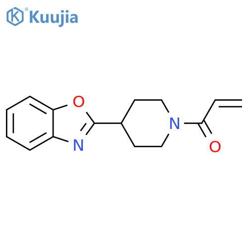 1-4-(1,3-benzoxazol-2-yl)piperidin-1-ylprop-2-en-1-one structure