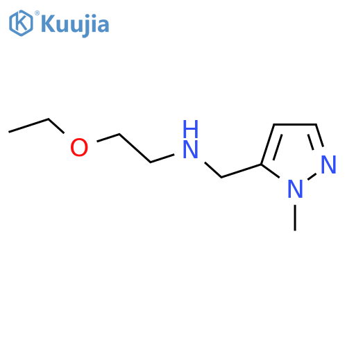 (2-ethoxyethyl)(1-methyl-1H-pyrazol-5-yl)methylamine structure