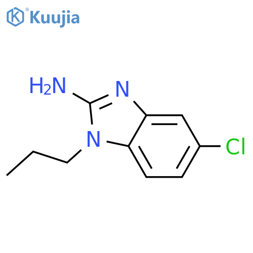1H-Benzimidazol-2-amine, 5-chloro-1-propyl- structure