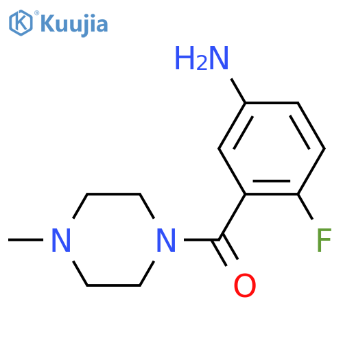 (5-amino-2-fluorophenyl)(4-methyl-1-piperazinyl)-Methanone structure
