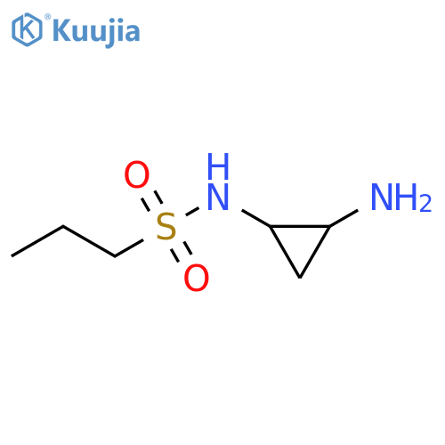 1-Propanesulfonamide, N-(2-aminocyclopropyl)- structure