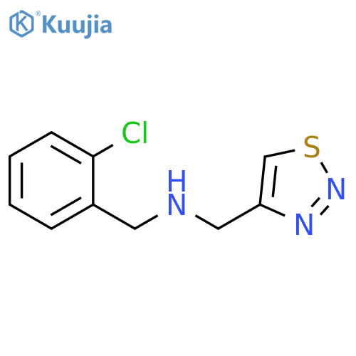 (2-chlorophenyl)methyl(1,2,3-thiadiazol-4-yl)methylamine structure