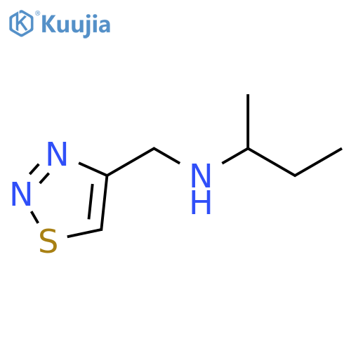 (butan-2-yl)(1,2,3-thiadiazol-4-yl)methylamine structure