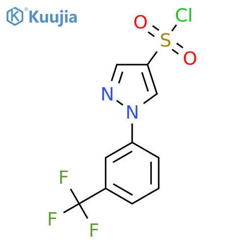 1-3-(Trifluoromethyl)phenyl-1H-pyrazole-4-sulfonyl Chloride structure