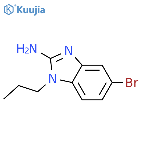 1H-Benzimidazol-2-amine, 5-bromo-1-propyl- structure