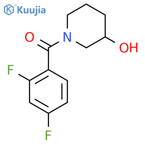 1-(2,4-Difluorobenzoyl)piperidin-3-ol structure