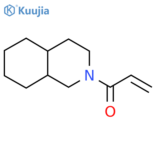 1-(Decahydroisoquinolin-2-yl)prop-2-en-1-one structure
