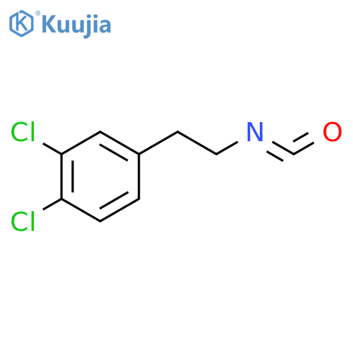 1,2-dichloro-4-(2-isocyanatoethyl)benzene structure
