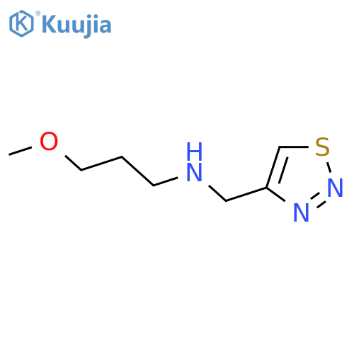 (3-methoxypropyl)(1,2,3-thiadiazol-4-yl)methylamine structure