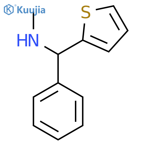 Methyl[phenyl(thiophen-2-yl)methyl]amine structure
