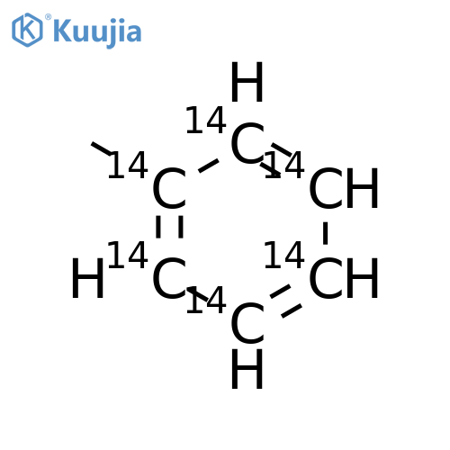 Benzene-14C6, methyl-(9CI) structure