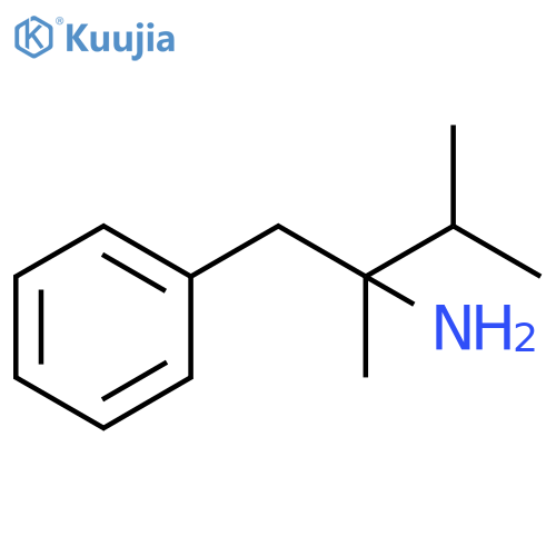 2,3-dimethyl-1-phenylbutan-2-amine structure