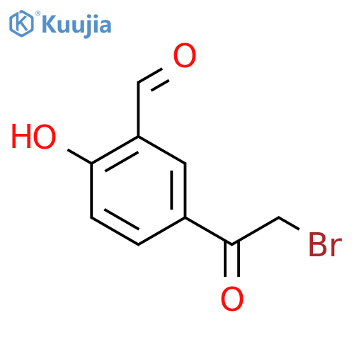 5-(Bromoacetyl)salicylaldehyde structure