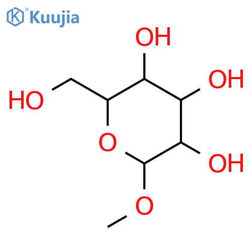 (2R,3R,4S,5R,6R)-2-(hydroxymethyl)-6-methoxyoxane-3,4,5-triol structure