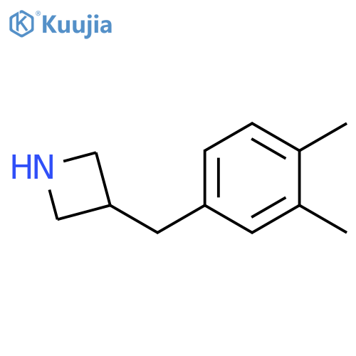 3-(3,4-dimethylphenyl)methylazetidine structure