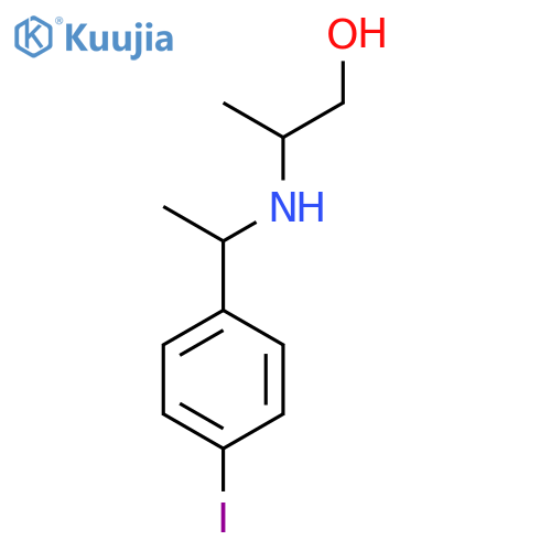 1-Propanol, 2-[[1-(4-iodophenyl)ethyl]amino]- structure