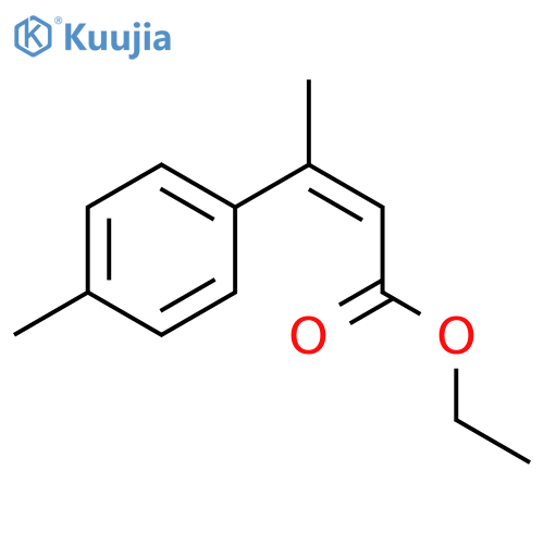ethyl (2Z)-3-(4-methylphenyl)but-2-enoate structure