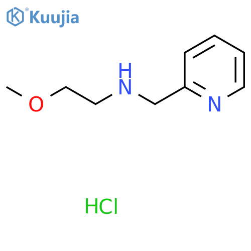 (2-Methoxyethyl)(2-pyridinylmethyl)amine hydrochloride structure