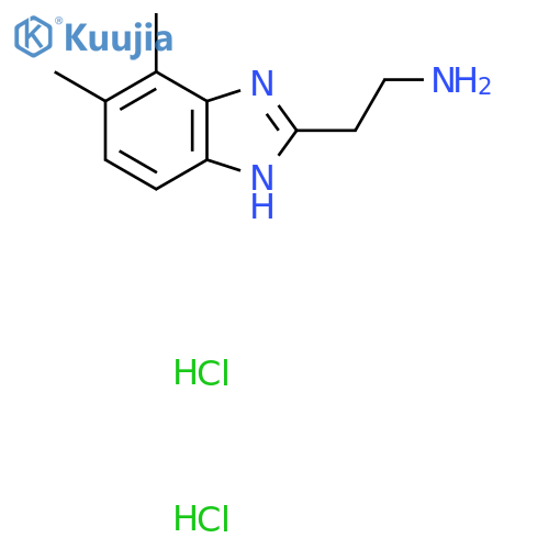2-(4,5-Dimethyl-1H-benzimidazol-2-yl)ethanamine dihydrochloride structure