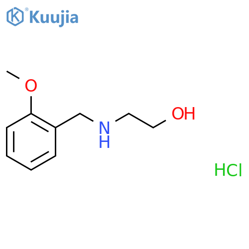 2-[(2-methoxybenzyl)amino]ethanol hydrochloride structure
