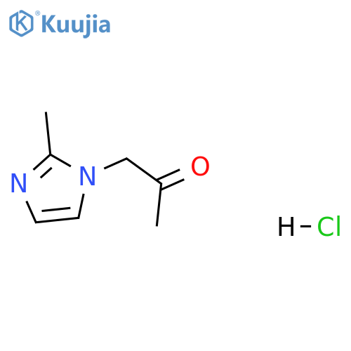 1-(2-methyl-1H-imidazol-1-yl)acetone hydrochloride structure