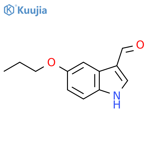 5-propoxy-1H-indole-3-carbaldehyde structure