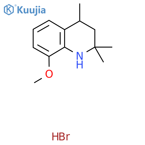 8-Methoxy-2,2,4-trimethyl-1,2,3,4-tetrahydroquinoline hydrobromide structure