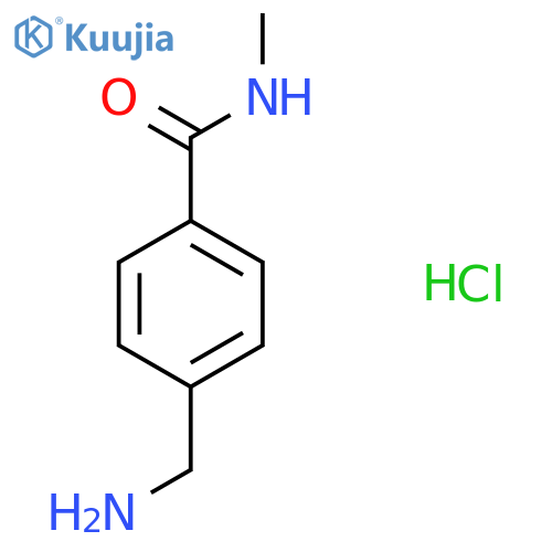 4-(Aminomethyl)-N-methylbenzamide hydrochloride structure