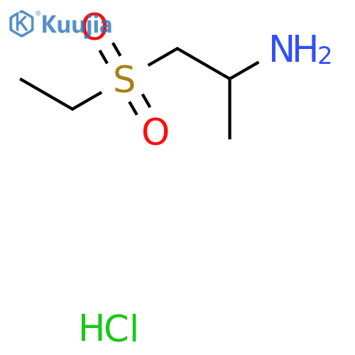 1-(Ethanesulfonyl)propan-2-amine hydrochloride structure