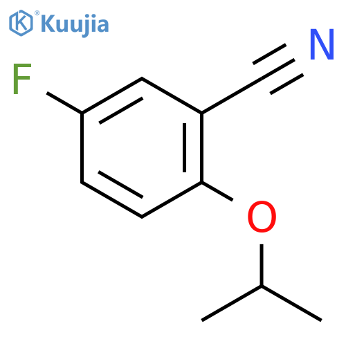 5-Fluoro-2-isopropoxybenzonitrile structure