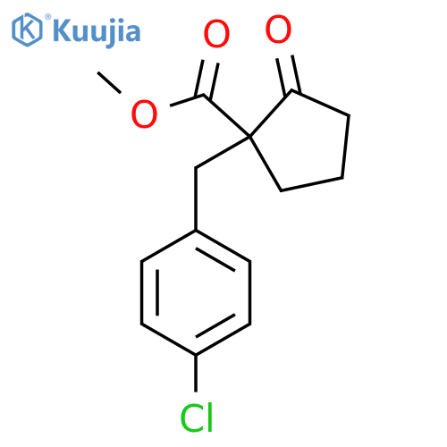 1-(4-Chlorophenyl)methyl-2-oxocyclopentanecarboxylic Acid Methyl Ester structure