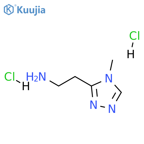2-(4-Methyl-4H-1,2,4-triazol-3-yl)ethan-1-amine Dihydrochloride structure
