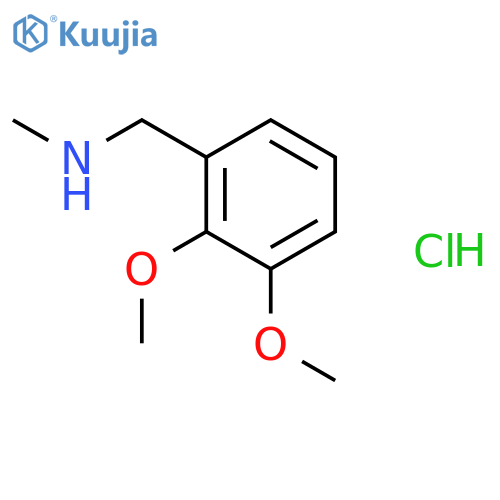 1-(2,3-Dimethoxyphenyl)-N-methylmethanamine hydrochloride structure