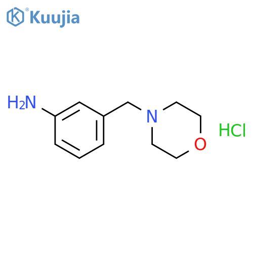 3-(morpholin-4-ylmethyl)aniline structure