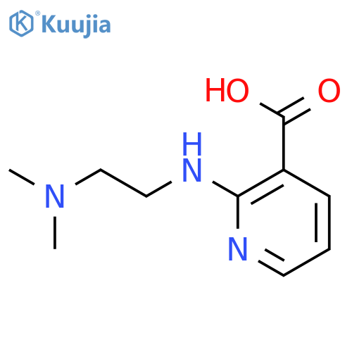 2-{[2-(Dimethylamino)ethyl]amino}nicotinic acid structure