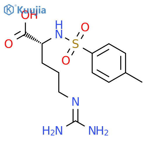 Tosyl-L-arginine structure