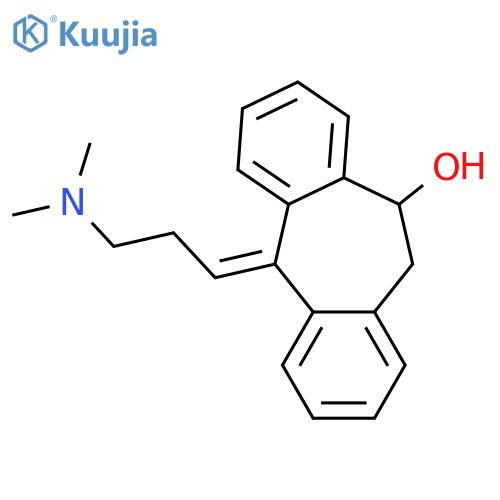 5H-Dibenzo[a,d]cyclohepten-10-ol,5-[3-(dimethylamino)propylidene]-10,11-dihydro- structure